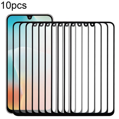 10pcs Front Screen Outer Glass Lens with OCA Optically Clear Adhesive, For Galaxy S26+ SM-S947B, For Galaxy M07 SM-M075F, For Galaxy M17 SM-M176B, For Galaxy S26 SM-S942B, For Galaxy A57 SM-A576B, For Galaxy A37 SM-A376B, For Galaxy S25 FE SM-S731B    ...