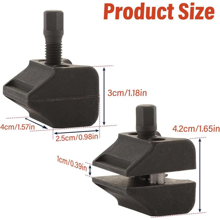 Séparateur de corne d'expansion de suspension de voiture Séparateur de suspension Outil d'écartement de joint à rotule pour Ford / Audi / BMW, séparateur, séparateur et clé