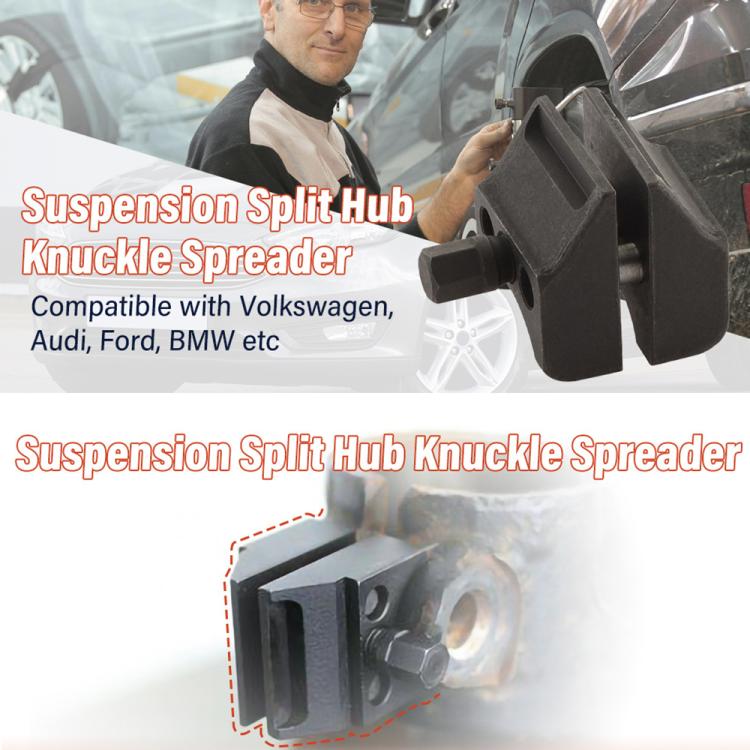 Séparateur de corne d'expansion de suspension de voiture Séparateur de suspension Outil d'écartement de joint à rotule pour Ford / Audi / BMW, séparateur, séparateur et clé