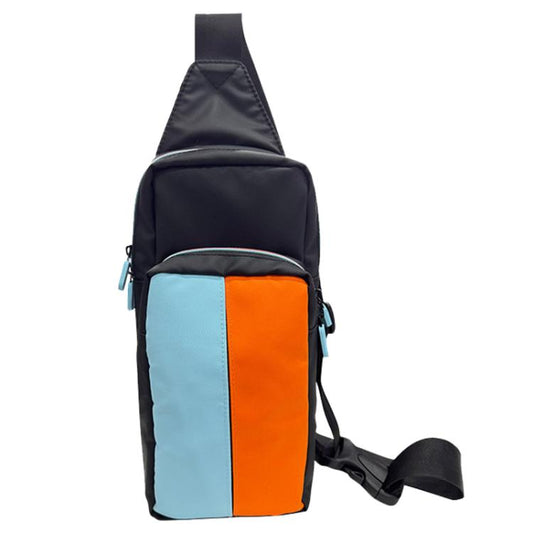 For Nintendo Switch 2 iPlay HBS-2844 Colorblock Crossbody Game Console Storage Bag