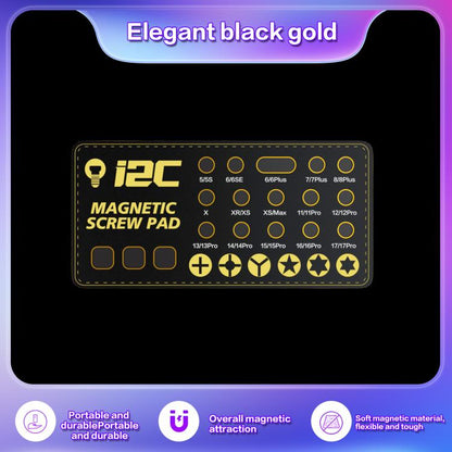 i2C SCO Full Adsorption Magnetic Screw Plate, i2C SCO(Black), i2C SCO(Red)