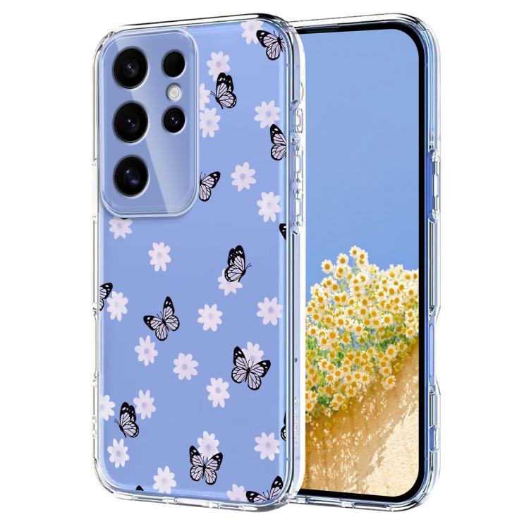 Flower Pattern Painted TPU Phone Case