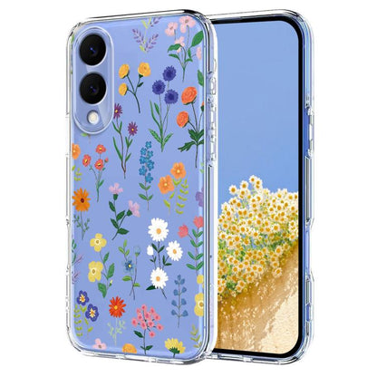 Flower Pattern Painted TPU Phone Case