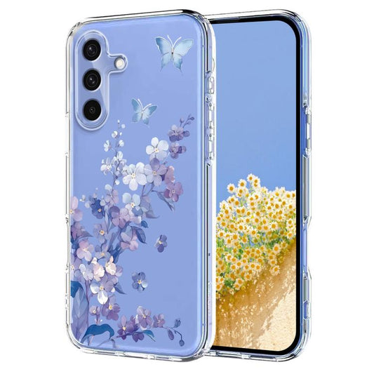 Flower Pattern Painted TPU Phone Case