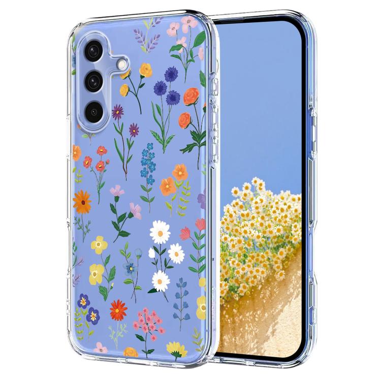 Flower Pattern Painted TPU Phone Case