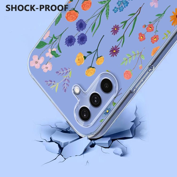 Flower Pattern Painted TPU Phone Case, For Samsung Galaxy S25 FE 5G, For Samsung Galaxy S25 Edge 5G, For Samsung Galaxy S24 5G / S25 5G, For Samsung Galaxy S24+ 5G / S25+ 5G, For Samsung Galaxy S25 Ultra 5G, For Samsung Galaxy S24 FE 5G                ...