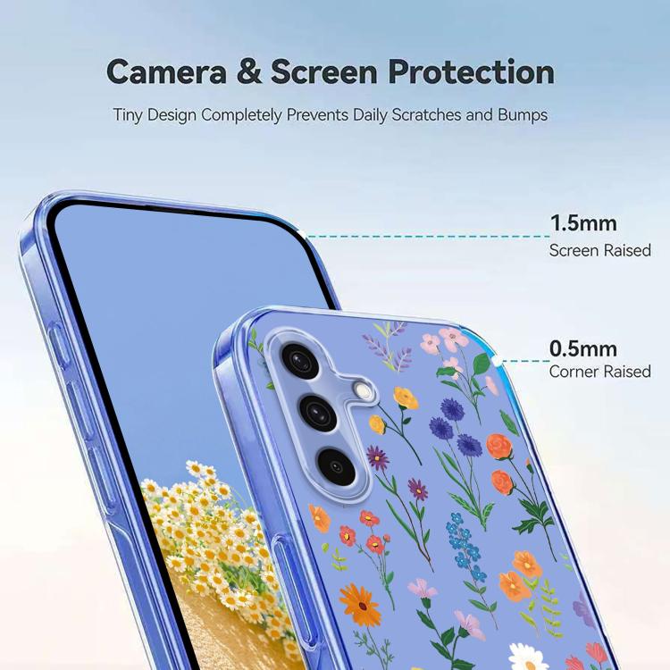 Flower Pattern Painted TPU Phone Case, For Samsung Galaxy S25 FE 5G, For Samsung Galaxy S25 Edge 5G, For Samsung Galaxy S24 5G / S25 5G, For Samsung Galaxy S24+ 5G / S25+ 5G, For Samsung Galaxy S25 Ultra 5G, For Samsung Galaxy S24 FE 5G                ...