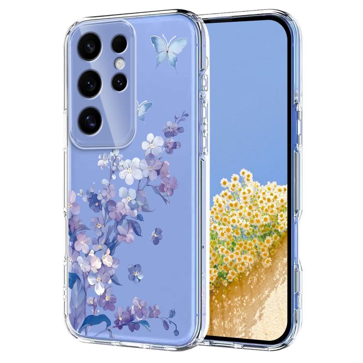 Flower Pattern Painted TPU Phone Case