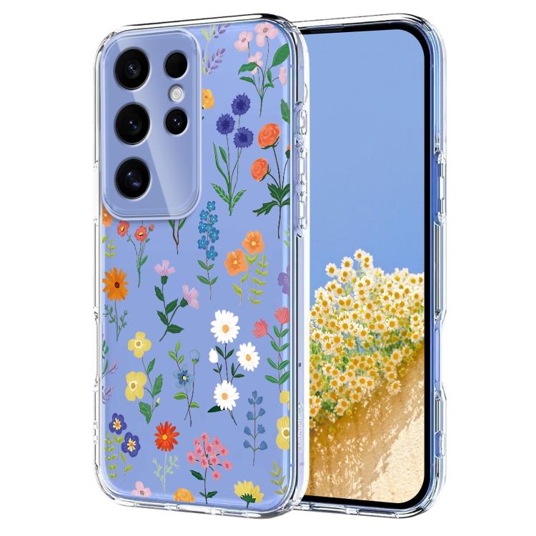 Flower Pattern Painted TPU Phone Case