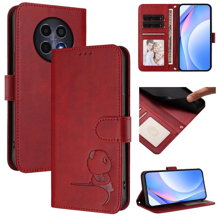 Litter Panda Embossing RFID Leather Phone Case with Lanyard, For Realme Narzo 80 Pro / 14 Pro, For Realme C75 4G / 14x India / Narzo 80x, For Realme Narzo 80x, For Realme 14 / P3 / 14T 5G, For Realme P3 Ultra, For Realme P3, For Realme P3 Pro          ...