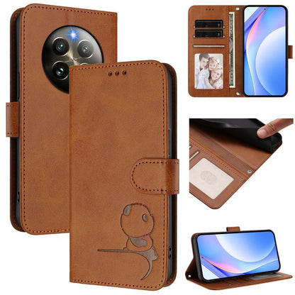 Litter Panda Embossing RFID Leather Phone Case with Lanyard, For Realme Narzo 80 Pro / 14 Pro, For Realme C75 4G / 14x India / Narzo 80x, For Realme Narzo 80x, For Realme 14 / P3 / 14T 5G, For Realme P3 Ultra, For Realme P3, For Realme P3 Pro          ...