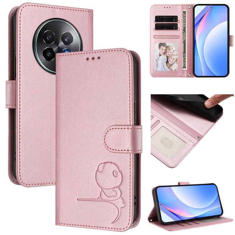 Litter Panda Embossing RFID Leather Phone Case with Lanyard, For Realme Narzo 80 Pro / 14 Pro, For Realme C75 4G / 14x India / Narzo 80x, For Realme Narzo 80x, For Realme 14 / P3 / 14T 5G, For Realme P3 Ultra, For Realme P3, For Realme P3 Pro          ...
