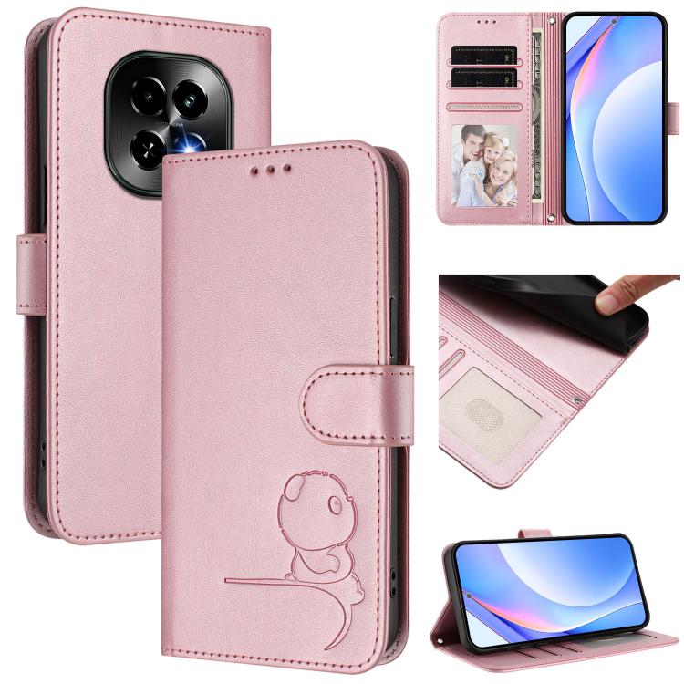 Litter Panda Embossing RFID Leather Phone Case with Lanyard, For Realme Narzo 80 Pro / 14 Pro, For Realme C75 4G / 14x India / Narzo 80x, For Realme Narzo 80x, For Realme 14 / P3 / 14T 5G, For Realme P3 Ultra, For Realme P3, For Realme P3 Pro          ...