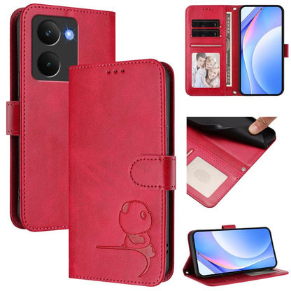 Litter Panda Embossing RFID Leather Phone Case with Lanyard, For Realme Narzo 80 Pro / 14 Pro, For Realme C75 4G / 14x India / Narzo 80x, For Realme Narzo 80x, For Realme 14 / P3 / 14T 5G, For Realme P3 Ultra, For Realme P3, For Realme P3 Pro          ...
