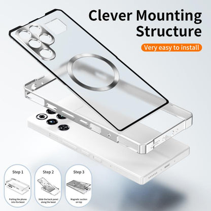 Irregular Alloy Frame Fosted Translucent MagSafe Phone Case, For ZTE nubia RedMagic 11 Pro / 11 Pro+, For ZTE nubia Z70 Ultra