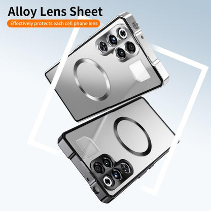 Irregular Alloy Frame Fosted Translucent MagSafe Phone Case, For ZTE nubia RedMagic 11 Pro / 11 Pro+, For ZTE nubia Z70 Ultra