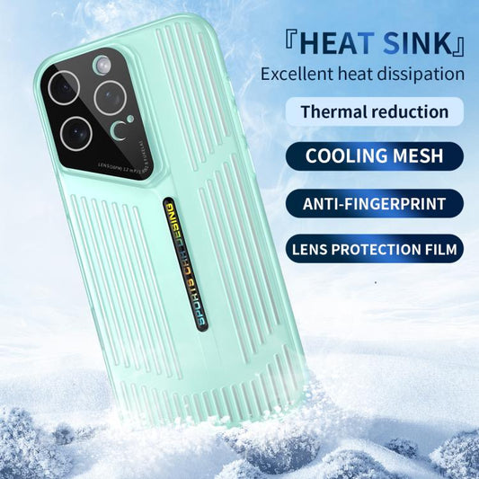 Cooling Frosted Translucent Hollow Heat Dissipation Phone Case, For iPhone 11
