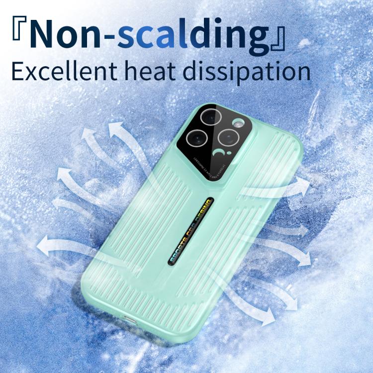 Cooling Frosted Translucent Hollow Heat Dissipation Phone Case, For iPhone 11