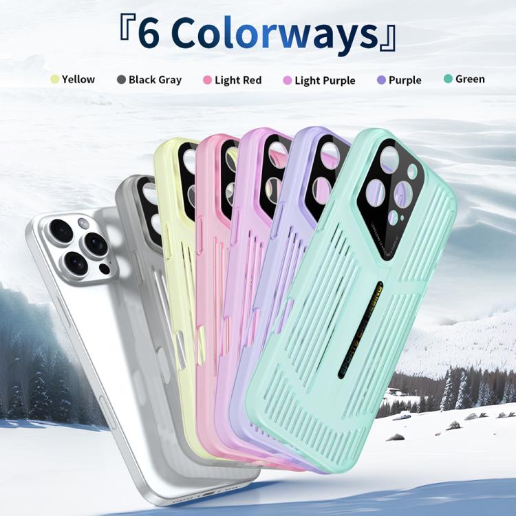 Cooling Frosted Translucent Hollow Heat Dissipation Phone Case, For iPhone 11