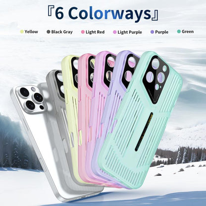 Cooling Frosted Translucent Hollow Heat Dissipation Phone Case, For iPhone 11
