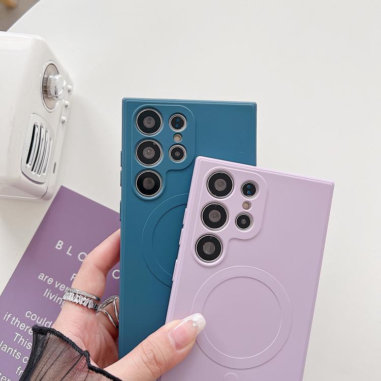 Solid Color Liquid Silicone MagSafe Magnetic Phone Case, For Google Pixel 8a, For Google Pixel 7a