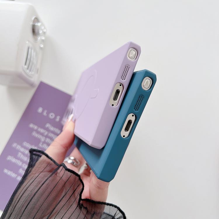 Solid Color Liquid Silicone MagSafe Magnetic Phone Case, For Google Pixel 8a, For Google Pixel 7a