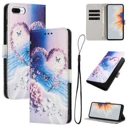 Color Drawing Pattern Leather Phone Case
