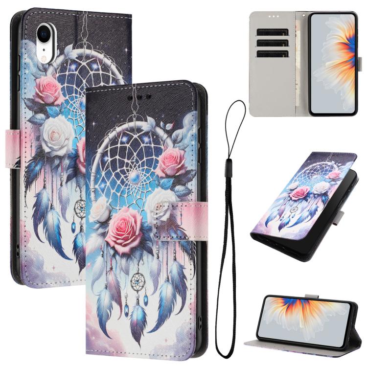 Color Drawing Pattern Leather Phone Case