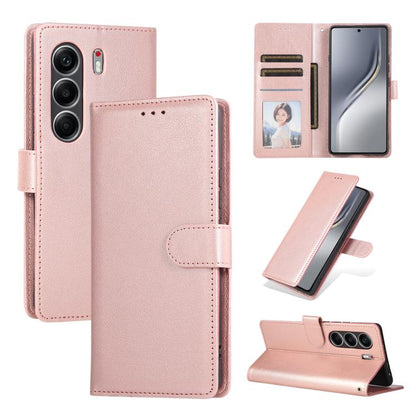 3-Card Slots Multifunctional Leather Phone Case, For Tecno Camon 40 Pro 4G / 5G, For Tecno Camon 40 4G