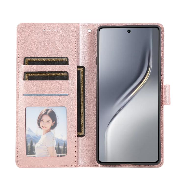3-Card Slots Multifunctional Leather Phone Case, For Tecno Camon 40 Pro 4G / 5G, For Tecno Camon 40 4G