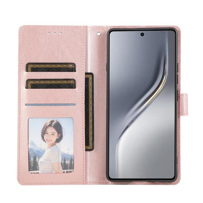 3-Card Slots Multifunctional Leather Phone Case, For Tecno Camon 40 Pro 4G / 5G, For Tecno Camon 40 4G