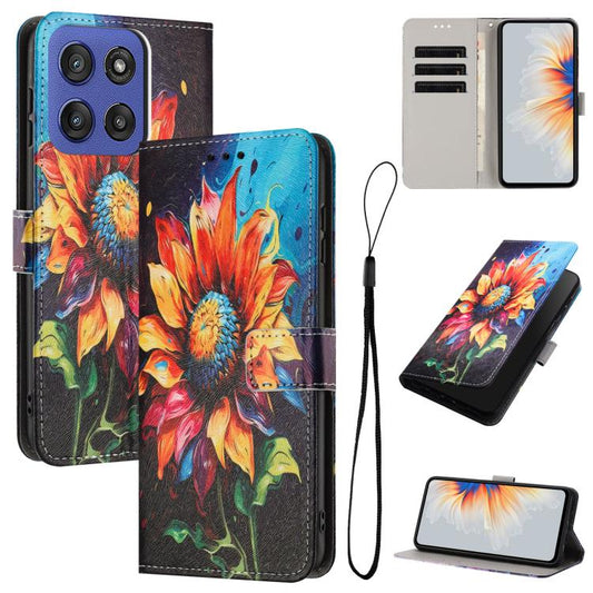 Color Drawing Pattern Leather Phone Case, For Motorola Edge 60 Fusion, For Motorola Moto G Stylus 5G 2025, For Motorola Moto G15 / G15 Power, For Motorola Moto G05 / E15, For Motorola Moto G 2025, For Motorola Moto G Power 2025                         ...