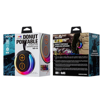 WK WD-10 Donut Portable Wireless Bluetooth Speaker