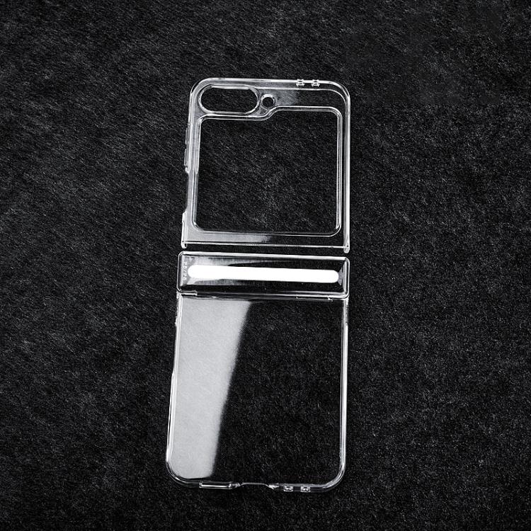 Transparent PC Axis Shockproof Phone Case, For Galaxy Z Flip8 5G, For Samsung Galaxy Z Flip5 5G / Flip6 5G, For Samsung Galaxy Z Flip7 5G, For Samsung Galaxy Z Fold5