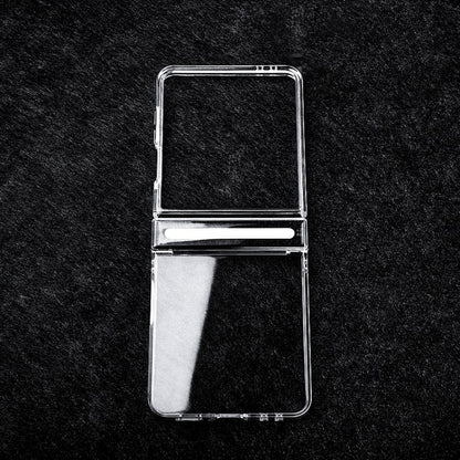 Transparent PC Axis Shockproof Phone Case, For Galaxy Z Flip8 5G, For Samsung Galaxy Z Flip5 5G / Flip6 5G, For Samsung Galaxy Z Flip7 5G, For Samsung Galaxy Z Fold5
