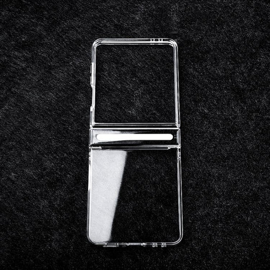 Transparent PC Axis Shockproof Phone Case, For Galaxy Z Flip8 5G, For Samsung Galaxy Z Flip5 5G / Flip6 5G, For Samsung Galaxy Z Flip7 5G, For Samsung Galaxy Z Fold5