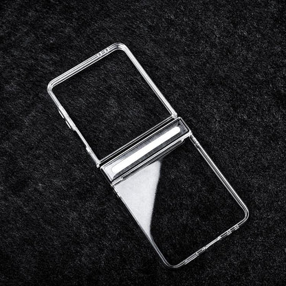 Transparent PC Axis Shockproof Phone Case, For Galaxy Z Flip8 5G, For Samsung Galaxy Z Flip5 5G / Flip6 5G, For Samsung Galaxy Z Flip7 5G, For Samsung Galaxy Z Fold5