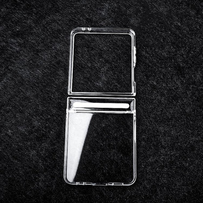 Transparent PC Axis Shockproof Phone Case, For Galaxy Z Flip8 5G, For Samsung Galaxy Z Flip5 5G / Flip6 5G, For Samsung Galaxy Z Flip7 5G, For Samsung Galaxy Z Fold5
