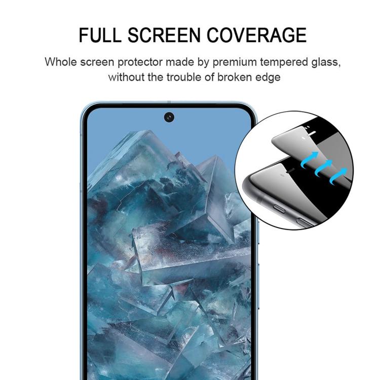 Edge Glue 9H HD 3D Curved Edge Tempered Glass Film, For Google Pixel 8 Pro