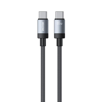 WK WDC-98 Kingkong Ruike Series 65W USB-C / Type-C to USB-C / Type-C Braided Charging Data Cable, Length: 1m, Type-C to Type-C
