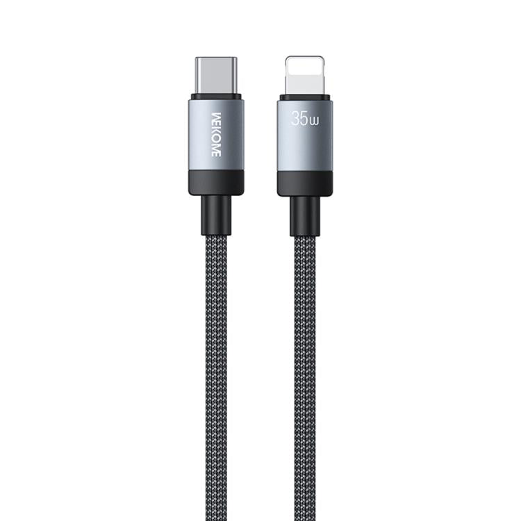 WK WDC-99 Kingkong Ruike Series 35W USB-C / Type-C to 8 Pin Braided Charging Data Cable, Length: 1m, Type-C to 8 Pin