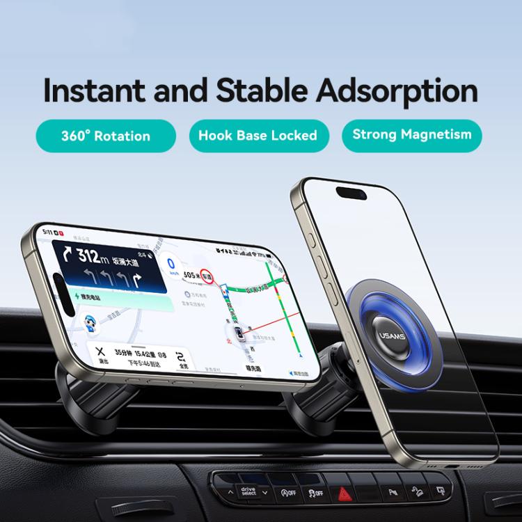USAMS ZJ081 Magnetic Car Air Vent Phone Holder, ZJ081