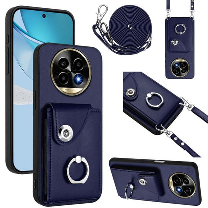 Organ Card Bag Ring Holder Phone Case with Long Lanyard, For Realme 14 / P3 5G / Neo7x, For Realme 14 Pro+, For Realme 14 Pro, For Realme 13 Pro / 13 Pro+ 5G