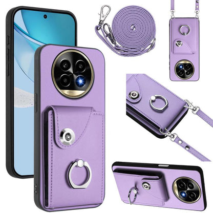 Organ Card Bag Ring Holder Phone Case with Long Lanyard, For Realme 14 / P3 5G / Neo7x, For Realme 14 Pro+, For Realme 14 Pro, For Realme 13 Pro / 13 Pro+ 5G