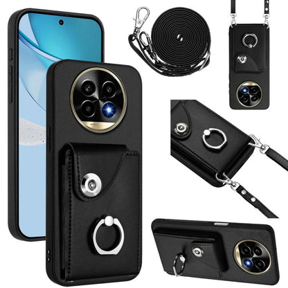Organ Card Bag Ring Holder Phone Case with Long Lanyard, For Realme 14 / P3 5G / Neo7x, For Realme 14 Pro+, For Realme 14 Pro, For Realme 13 Pro / 13 Pro+ 5G