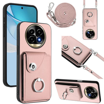 Organ Card Bag Ring Holder Phone Case with Long Lanyard, For Realme 14 / P3 5G / Neo7x, For Realme 14 Pro+, For Realme 14 Pro, For Realme 13 Pro / 13 Pro+ 5G