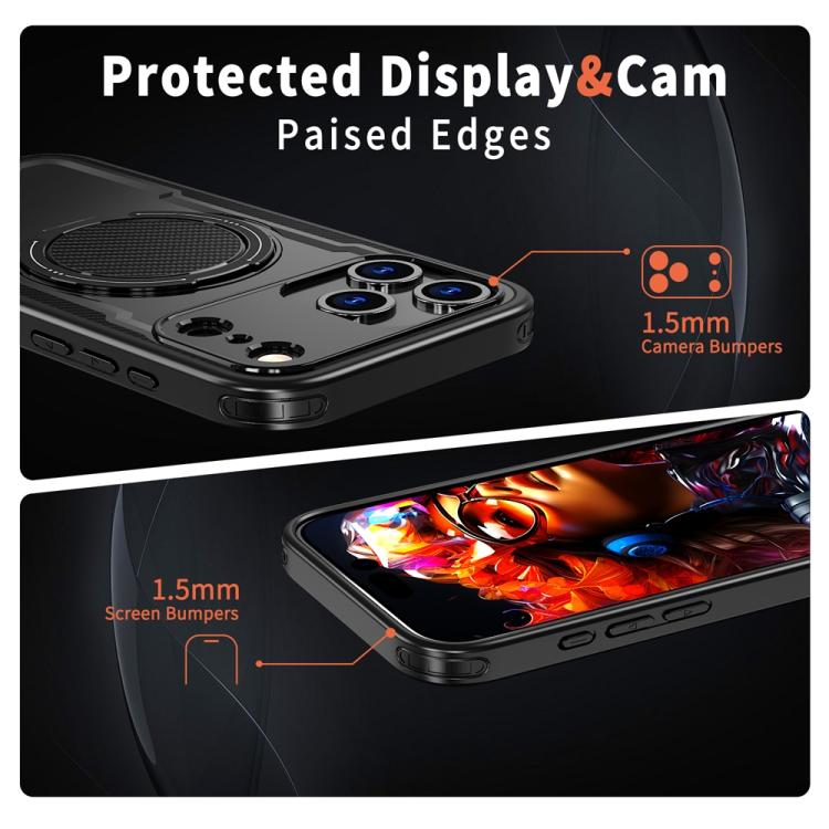 Metal 360 Degree Rotation Holder MagSafe Phone Case