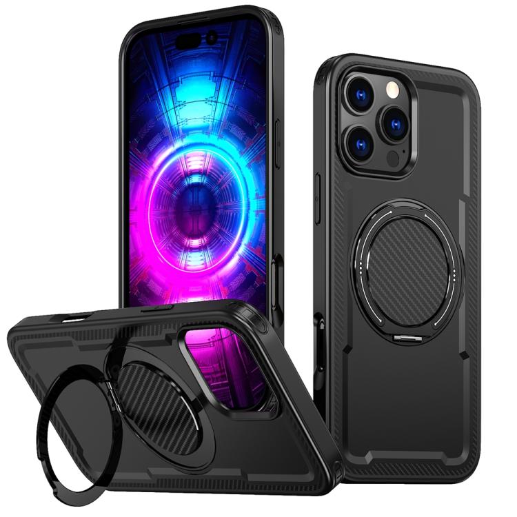 Metal 360 Degree Rotation Holder MagSafe Phone Case