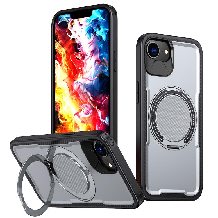 Metal 360 Degree Rotation Holder MagSafe Phone Case, For iPhone 17e / 16e, For iPhone 17 Pro Max, For iPhone 17 Pro, For iPhone 17, For iPhone Air, For iPhone 16 Pro Max, For iPhone 16 Pro, For iPhone 16 Plus, For iPhone 16
