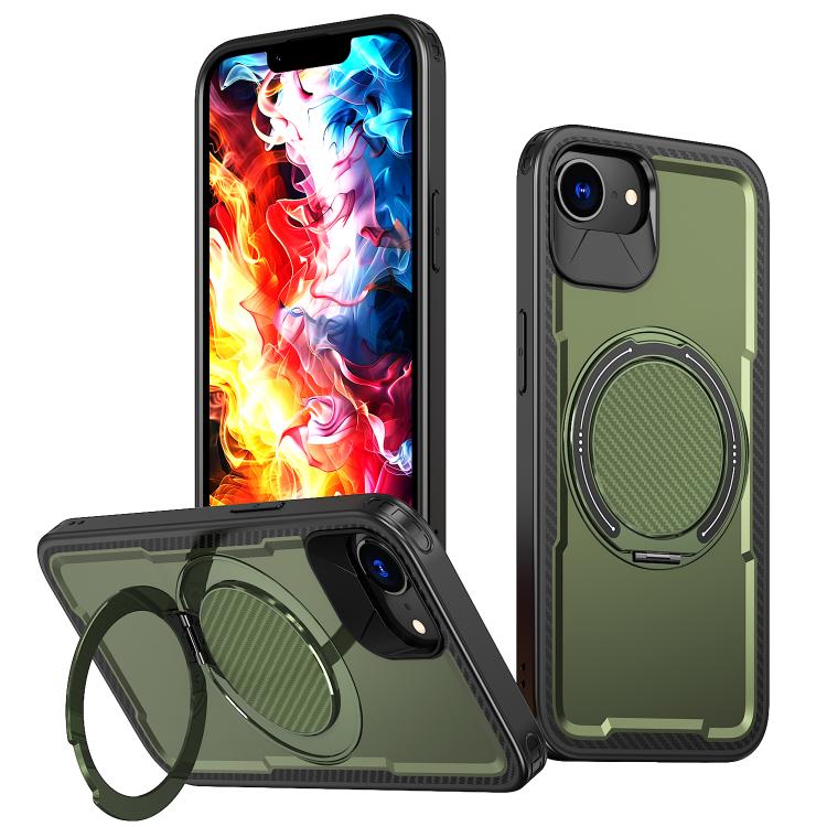 Metal 360 Degree Rotation Holder MagSafe Phone Case, For iPhone 17e / 16e, For iPhone 17 Pro Max, For iPhone 17 Pro, For iPhone 17, For iPhone Air, For iPhone 16 Pro Max, For iPhone 16 Pro, For iPhone 16 Plus, For iPhone 16